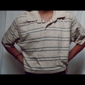 yellow thrifted shirt